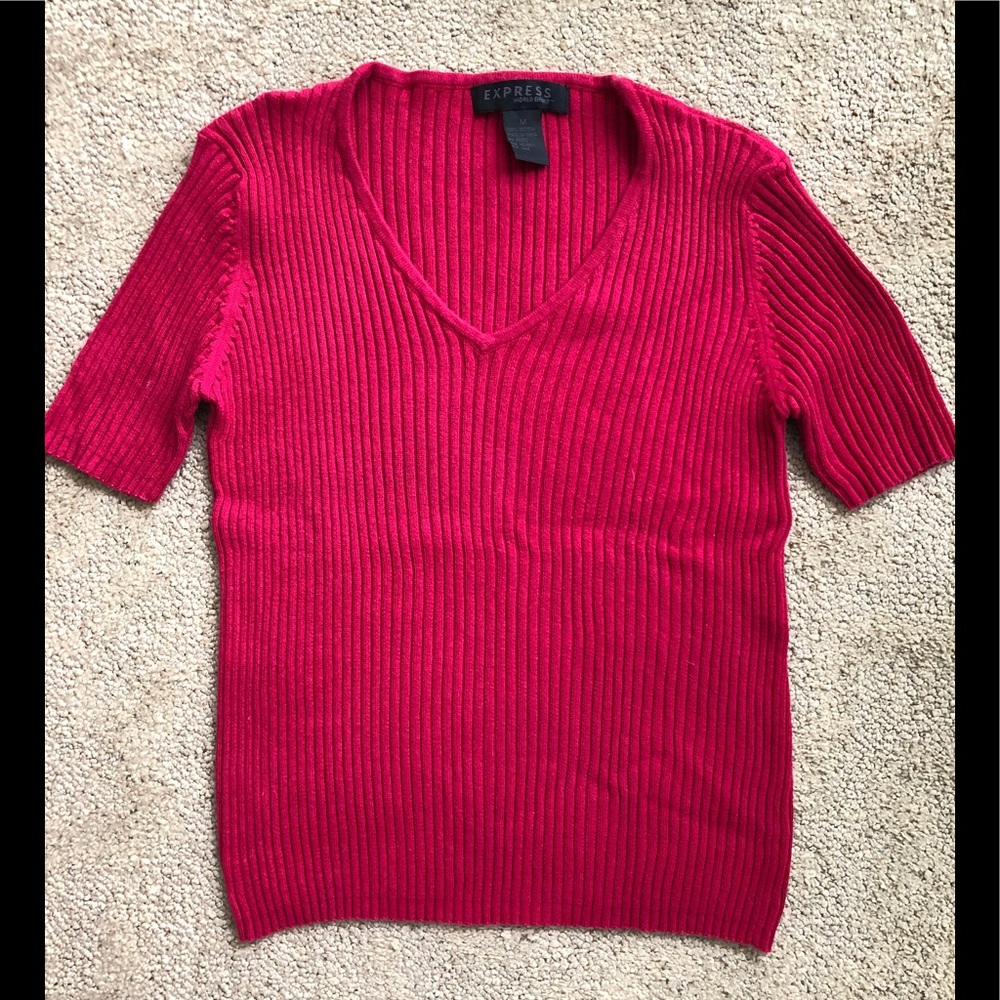 Express short sleeve top size M